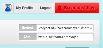 twitcam url is here